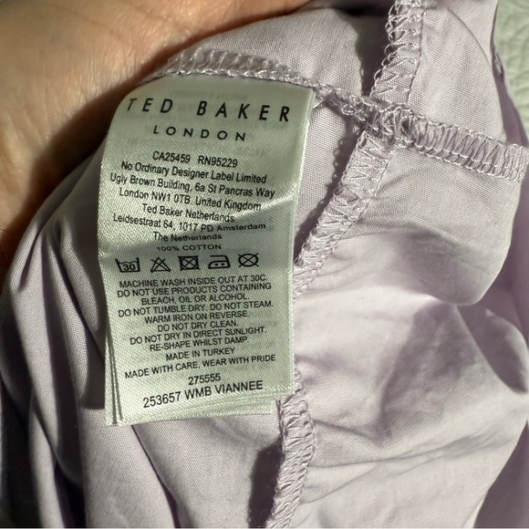 NWT Ted Baker Lavender Maxi Dress size 6=1XL - Picture 12 of 14